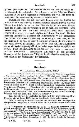 581-586, Österreichische Kriminalstatistik 1908