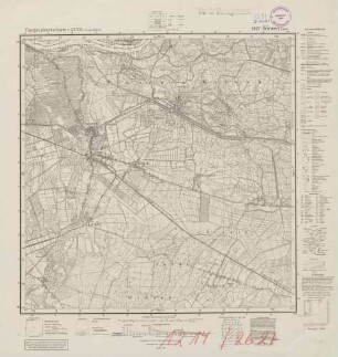 2627 (alte Nr.: 1214) Winsen (Luhe), Topographische Karte 1:25000 (4cm - Karte)