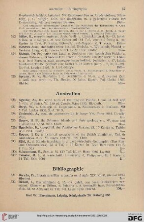 Bibliographie (Nr. 531-574)