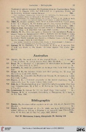 Bibliographie (Nr. 531-574)