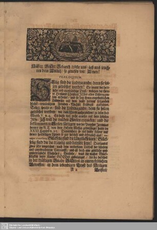 Leichenpredigt : Gedächtniß-Predigt, Praeloquium, Exordium, Tractatio, Applicatio