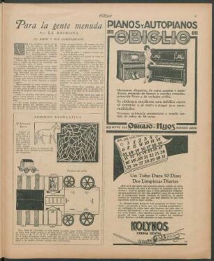 Para la gente menuda : El asno y sus compañeros