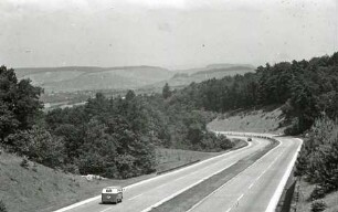 Bundesautobahn Stuttgart-Heilbronn, km 539 bei Reisberg