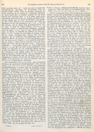 758-760 [Rezension] Beilner, Wolfgang, Christus und die Pharisäer