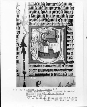 Plenarmissale aus dem Collegium Ducale — Initiale a (mabilis est locus), Folio 140recto