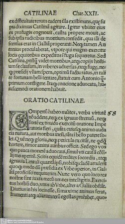 Oratio Catilinae