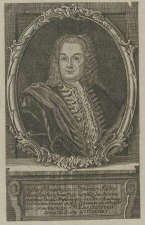 Bildnis des Justus Henningius Böhmer