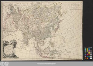 L' Asie : divisée en ses principaux Etats assujettie aux observations astronomiq.