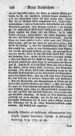Analecta historica ad doctrinam testamentorum.