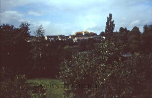 Kurpark mit Blick auf Theodor-Mommsen-Schule
