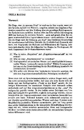 Vorwort