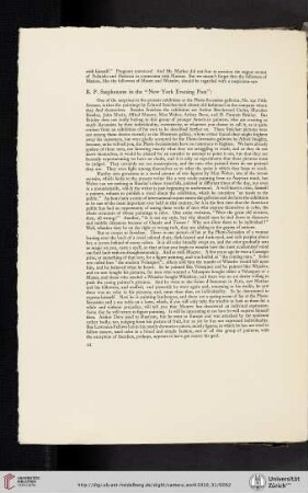 B. P. Stephenson in the New York Evening Post