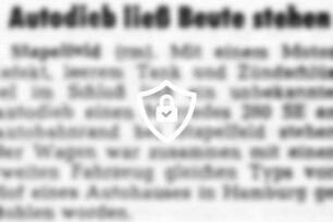 Autodieb ließ Beute stehen