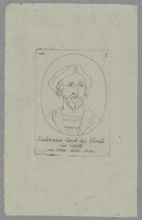 Bildnis des Ludovicus Cardi