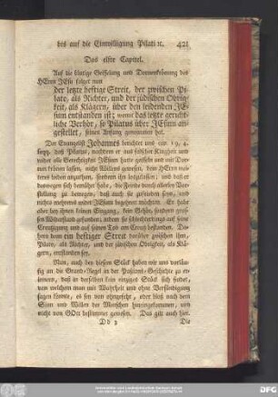 Das elfte Capitel.