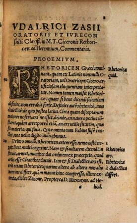 Rhetorica ac Dialectica Tractatio legalis