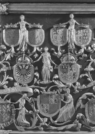 Grabmal Karls des Kühnen von Burgund (+ 1477) — Rechte Längsseite — Darstellungsdetail