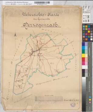 Übersichtskarte der Gemeinde Herzogenrath