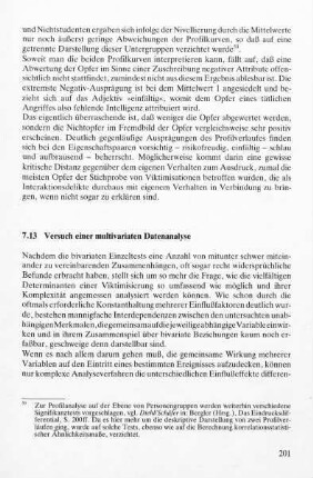 7.13 Versuch einer multivariaten Datenanalyse