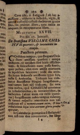 135-153, Meditatio XXVII. - XXXIII.