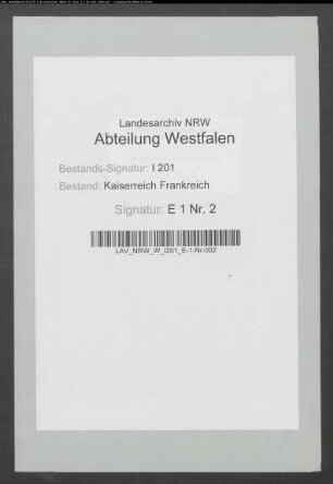 Etat der Vermögensumstände der ungehorsamen Conskribierten.