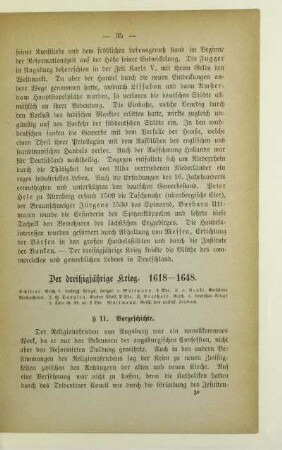 Der dreißigjährige Krieg 1618-1648