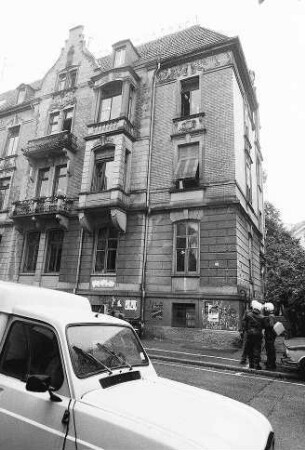 Freiburg im Breisgau: Räumung des Hauses in der Erbprinzenstraße 20
