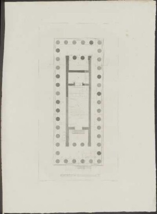 Pl. 31. Plan du temple R. Son. état actuel se distingue par une...
