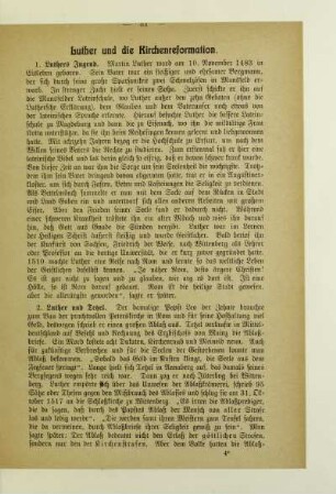 Luther und die Kirchenreformation
