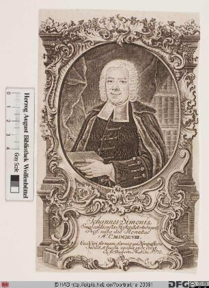 Bildnis Johann Simonis (II)