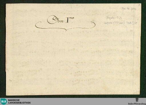 Symphonies - Don Mus.Ms. 2116 : F; Hob I:79