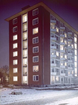 Dresden. Neubaublock in der Borsbergstraße