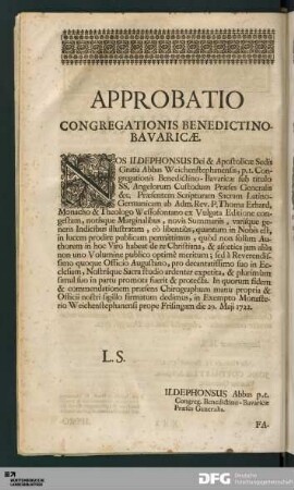 Approbatio Congregationis Benedictino-Bavaricae
