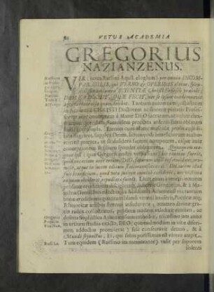 Gregorius Nazianzenus.