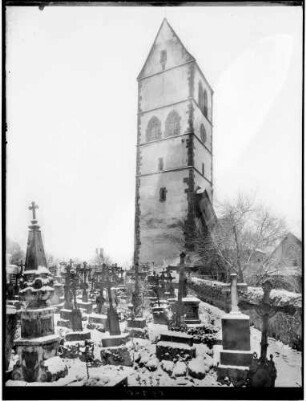 Hochsal Sankt Pelagius Kirche Kirchtum Außenansicht
