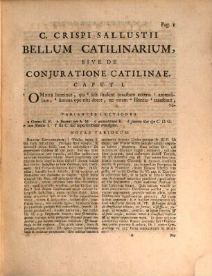 C. Crispi Sallustii Quae exstant : Accedunt Iulius Exsuperantius Et Porcius Latro, Ut Et Fragmenta Historicorum. 1
