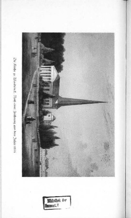 Die Kirche zu Wandsbeck. Nch einer Zeichnung aus dem Jahre 1805