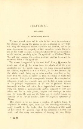 Chapter XII. Fung-shui