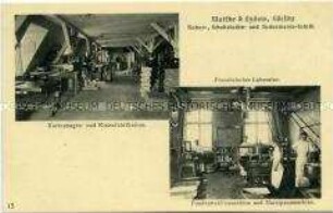 Werbung des Schokoladen- und Süßwarenherstellers "Mattke & Sydow" in Görlitz