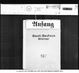 Prüfung der Kassen- und Buchführung des Bauhauses durch die Thüringische Rechnungskammer Weimar