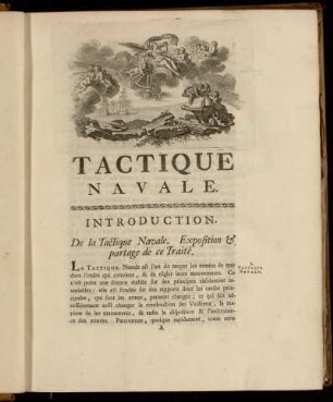 Tactique Navale. Introduction.