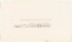 Haus der 109. SS Standarte (?), Posen: Entwurf Ansicht