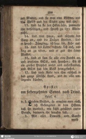 [Am siebenzehnten Sonntage nach Trinitatis]