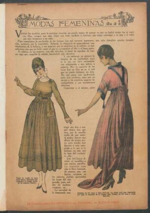 Modas femeninas