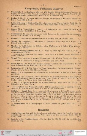 Infanterie (Nr. 189-203)