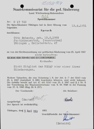 Schaude, Otto