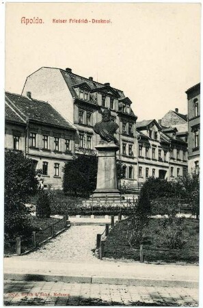 Apolda. Kaiser-Friedrich-Denkmal