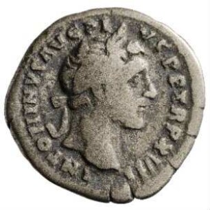 Münze, Denar, 153 - 154 n. Chr.
