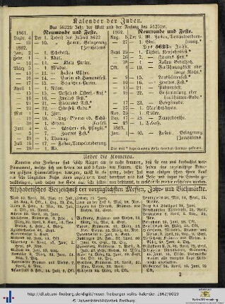 Alphabetisches Verzeichniß der vorzüglichsten Messen, Jahr- und Viehmärkte.