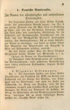 1. Deutsche Bundesakte
